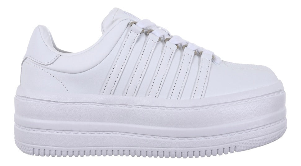 Flatform sales tenis branco