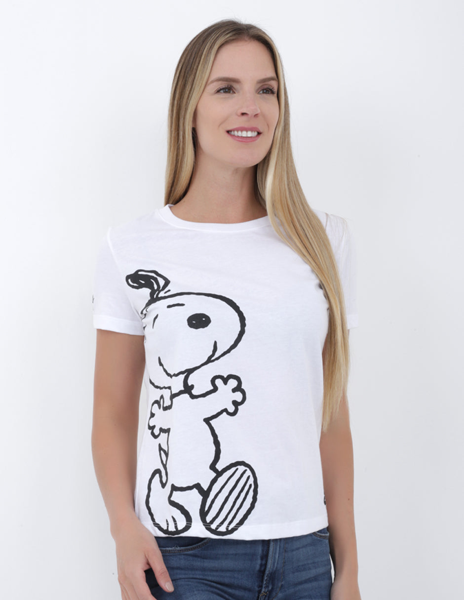 Playera Snoopy Sniff Women