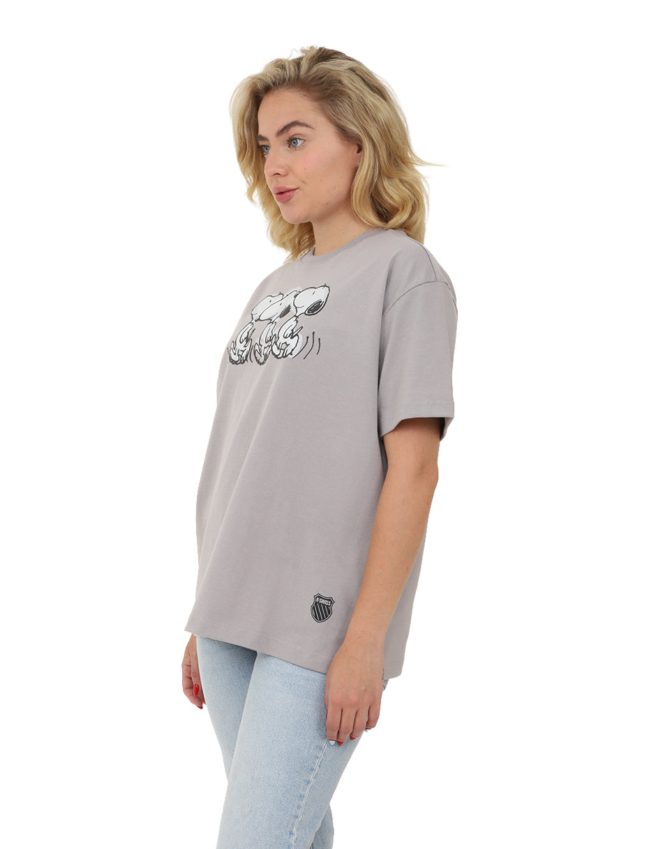 Playera Walking Snoopy Women
