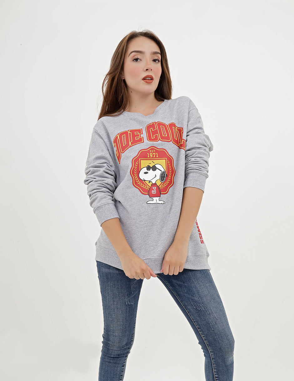 Sudadera Snoopy College Women