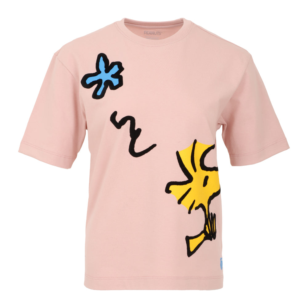 Playera Peanuts® Snoopy Blue Flower Wmn