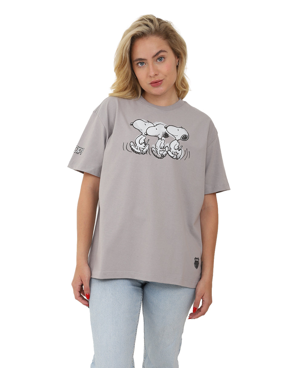 Playera Walking Snoopy Women
