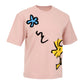 Playera Peanuts® Snoopy Blue Flower Wmn
