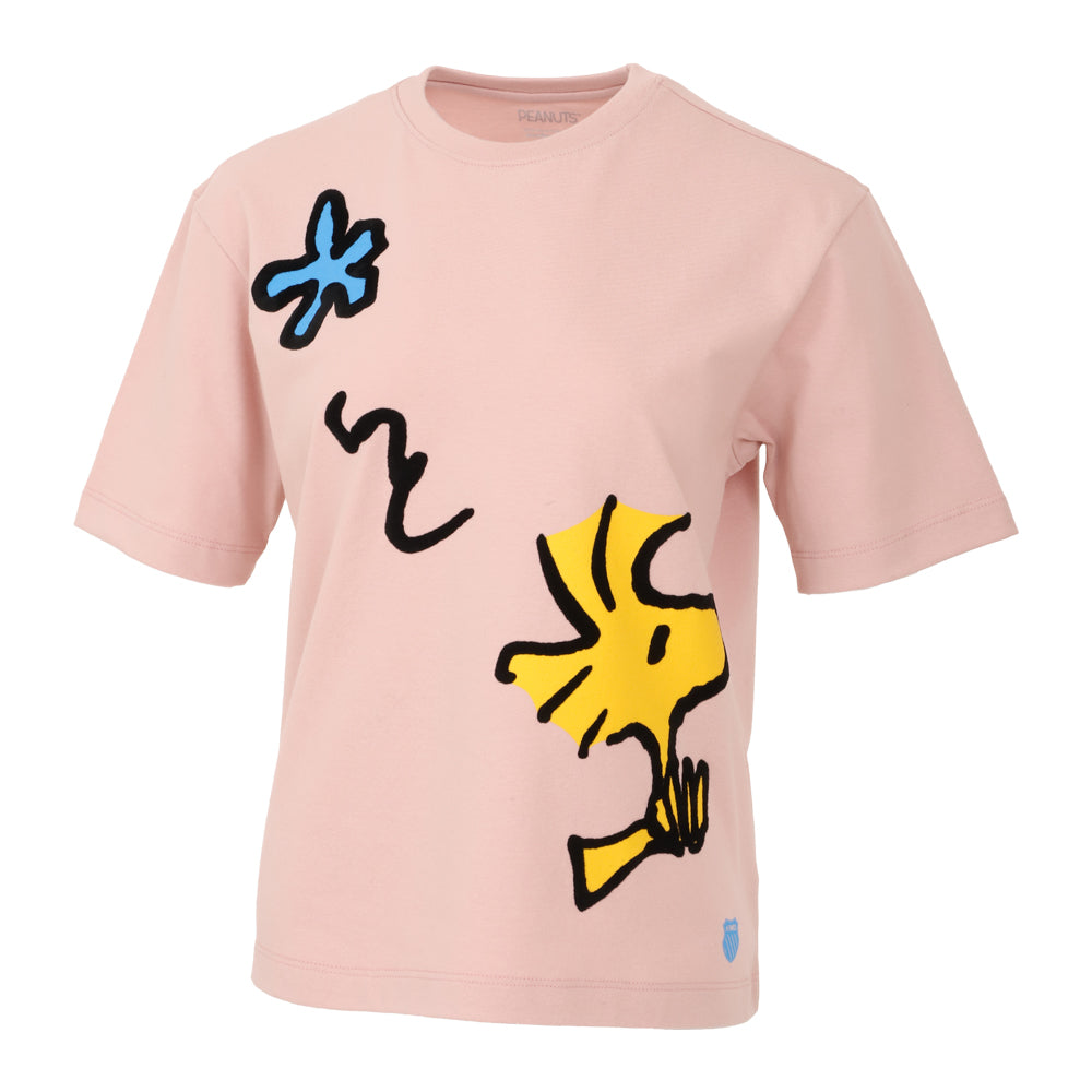Playera Peanuts® Snoopy Blue Flower Wmn
